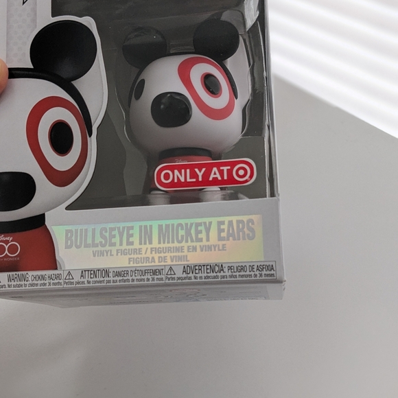 NEW Target Bullseye In Mickey Ears Funko Pop #218 Disney Toy - Picture 7 of 9